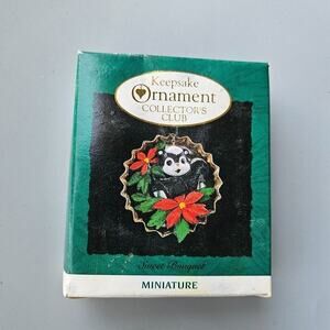 Hallmark Keepsake Ornament Club Miniature Sweet Bouquet 1994 Holiday Christmas